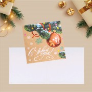 Мини-открытка "Новогодний шар"